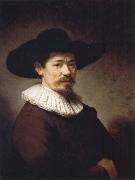 REMBRANDT Harmenszoon van Rijn Portrait of Herman Doomer Germany oil painting artist